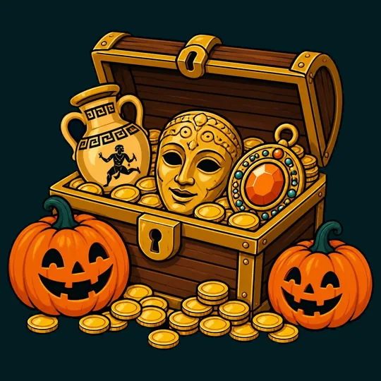 Pumpkin and amphora